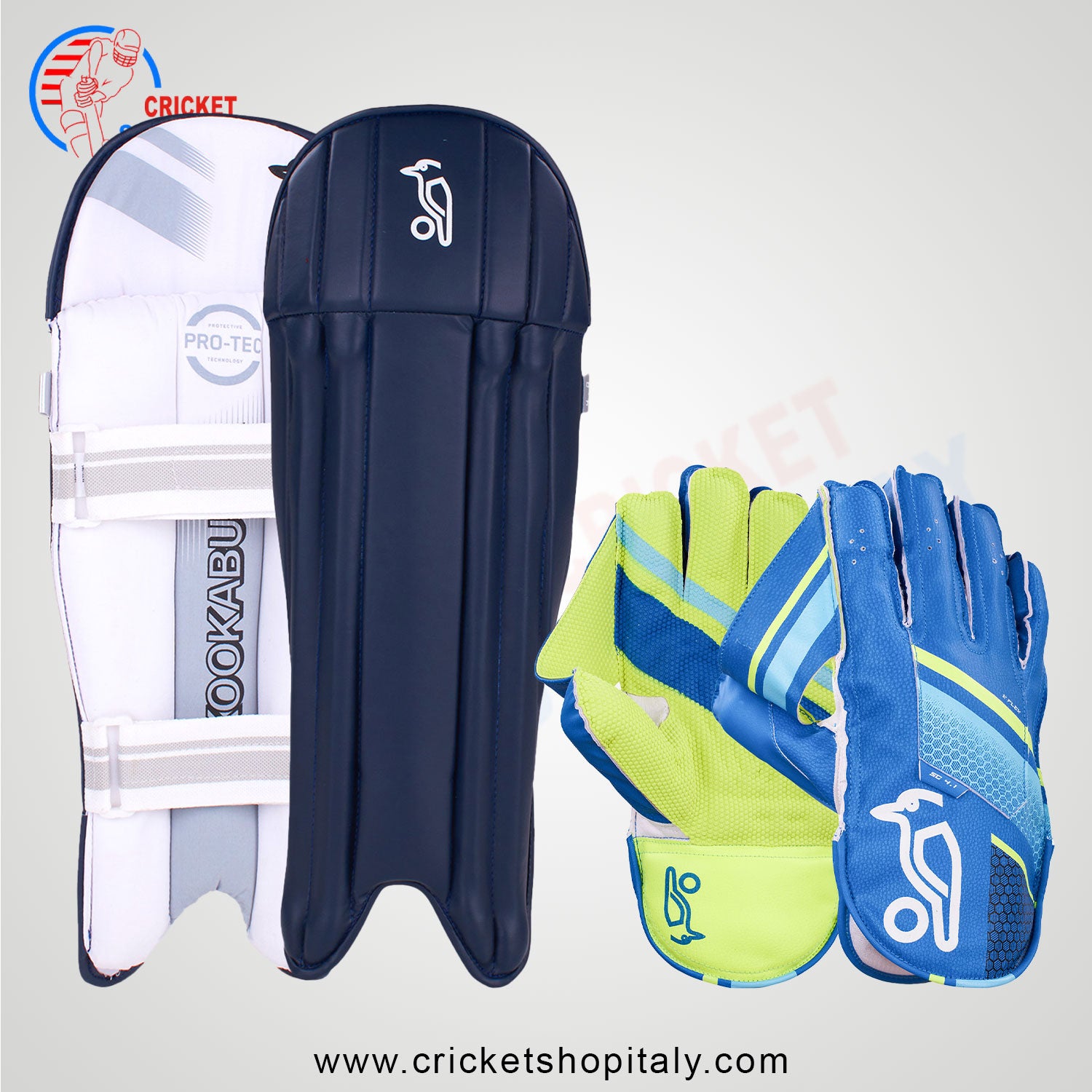 Kookaburra 1.0 Wicket Keeping Pad Navy