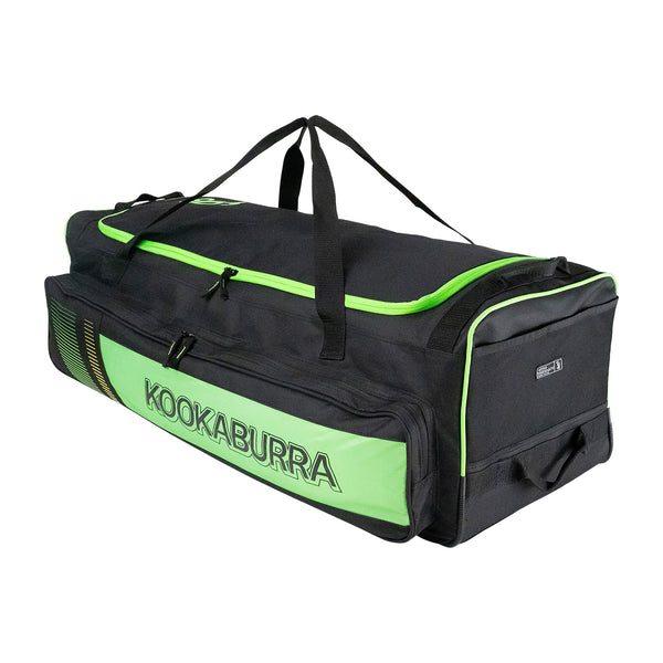 Kookaburra 4500 Wheelie Bag Black/Neon Green