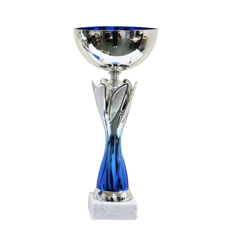 Rio Vista Silver & Blue Metal Bowl Trophy Cup