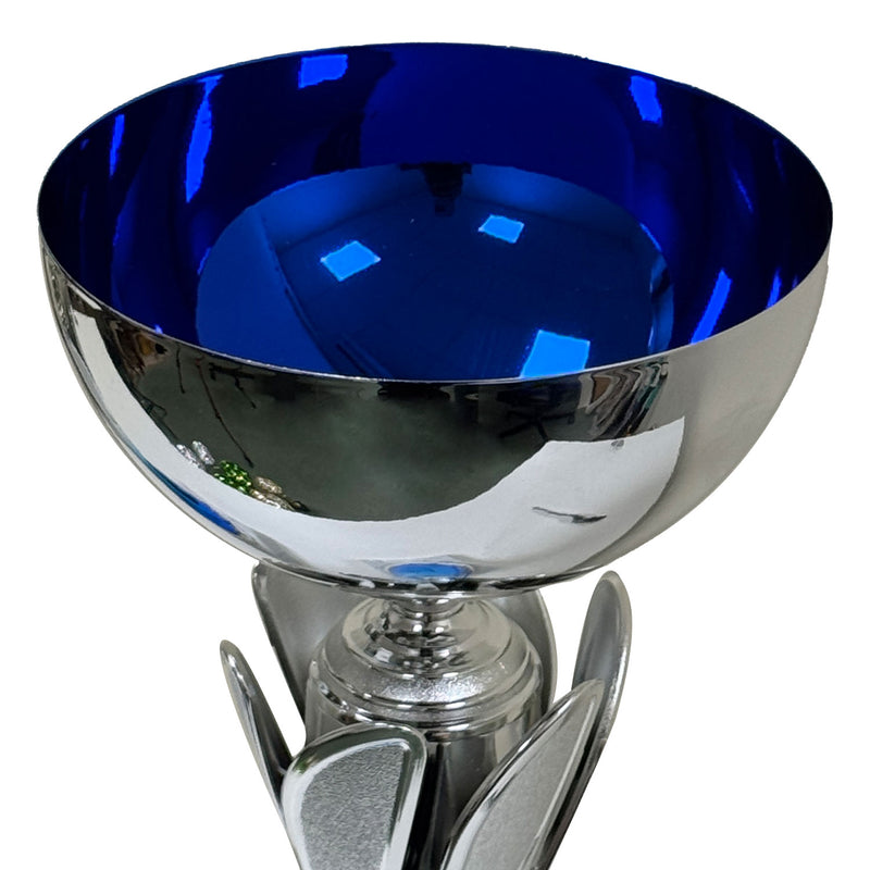 Rio Vista Silver & Blue Metal Bowl Trophy Cup