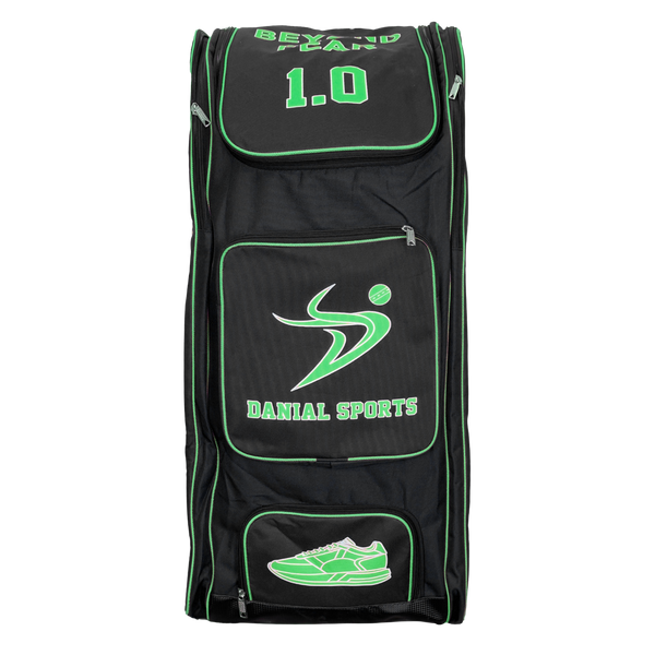 DS 1.0 Duffle Cricket Bag Black/Green