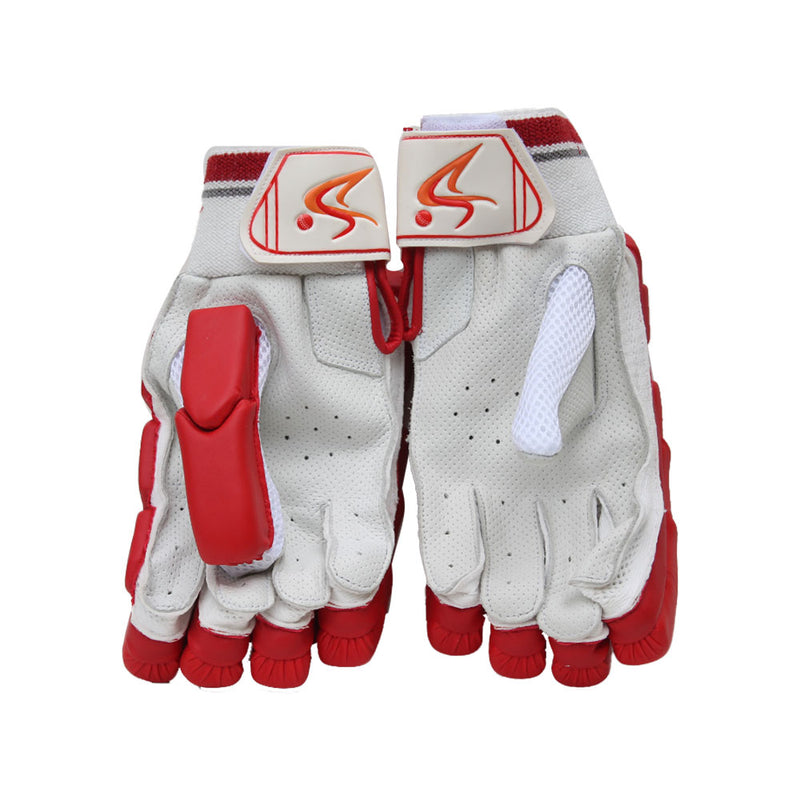 DS Red Cricket Pads & Gloves Set