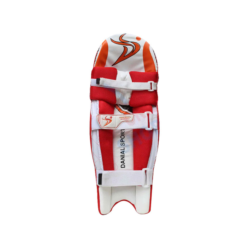 DS Red Cricket Pads & Gloves Set