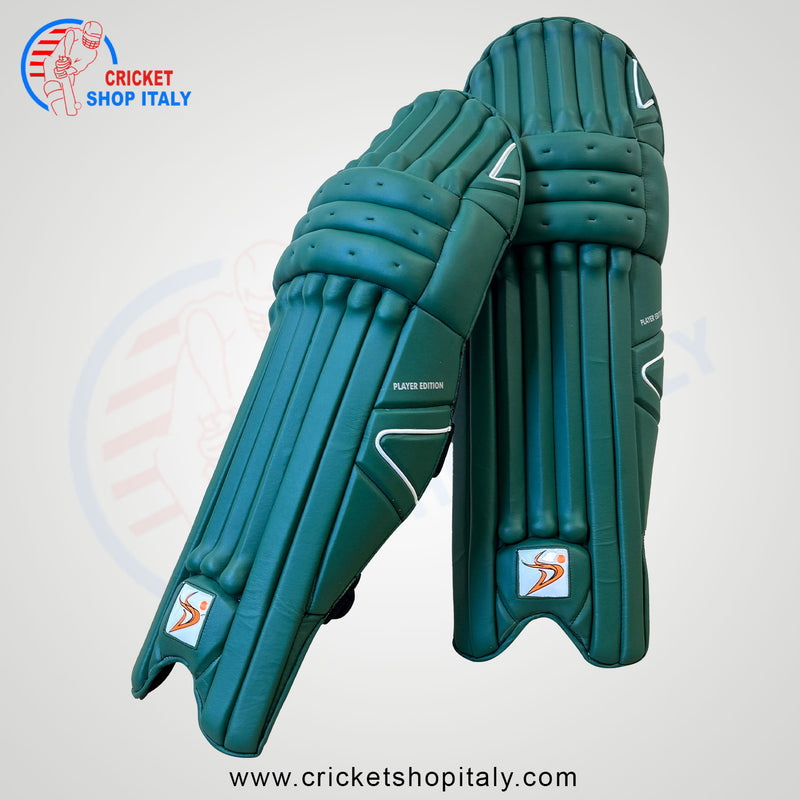 DS Green Cricket Batting Pads Adult