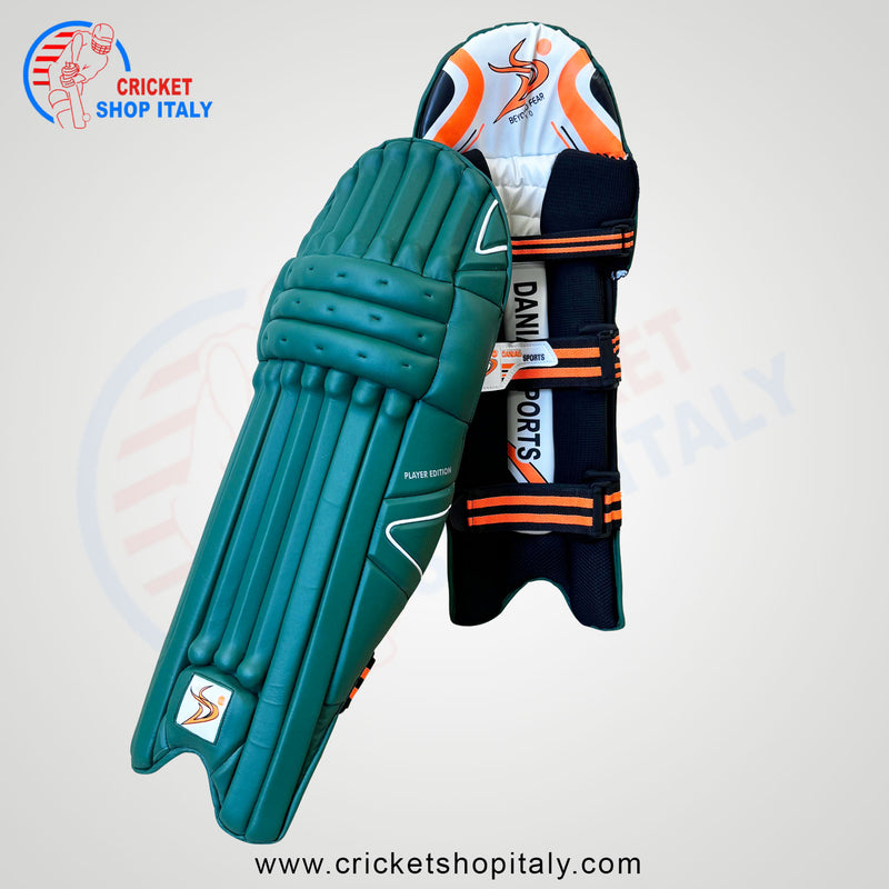 DS Green Cricket Batting Pads Adult