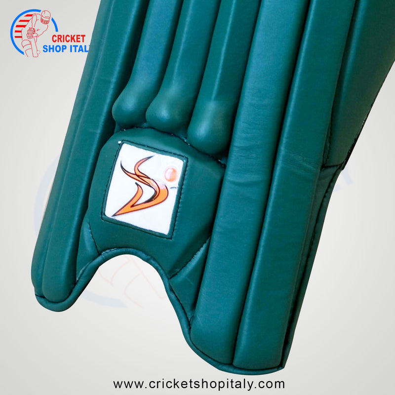 DS Green Cricket Batting Pads Adult