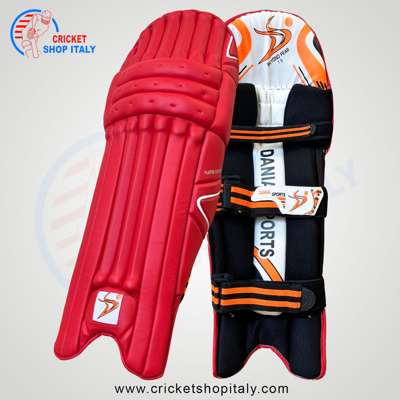 DS Red Cricket Batting Pads Adult