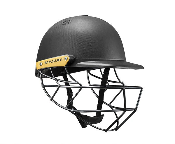Masuri C Line Steel Cricket Helmet Black