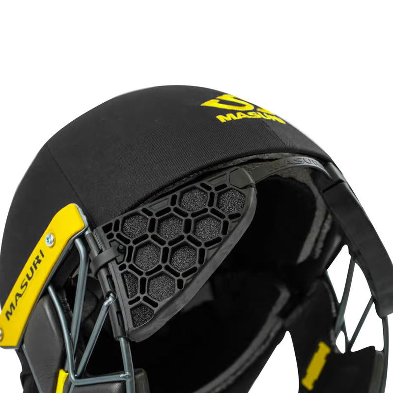 Masuri C Line Plus Steel Cricket Helmet Black