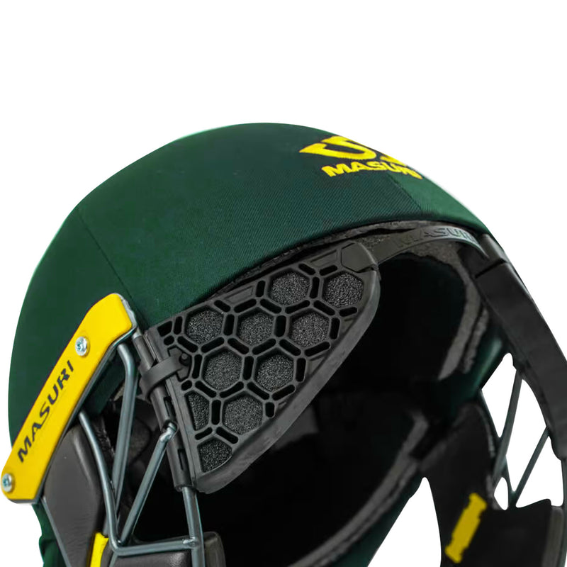 Masuri C Line Plus Steel Cricket Helmet Green