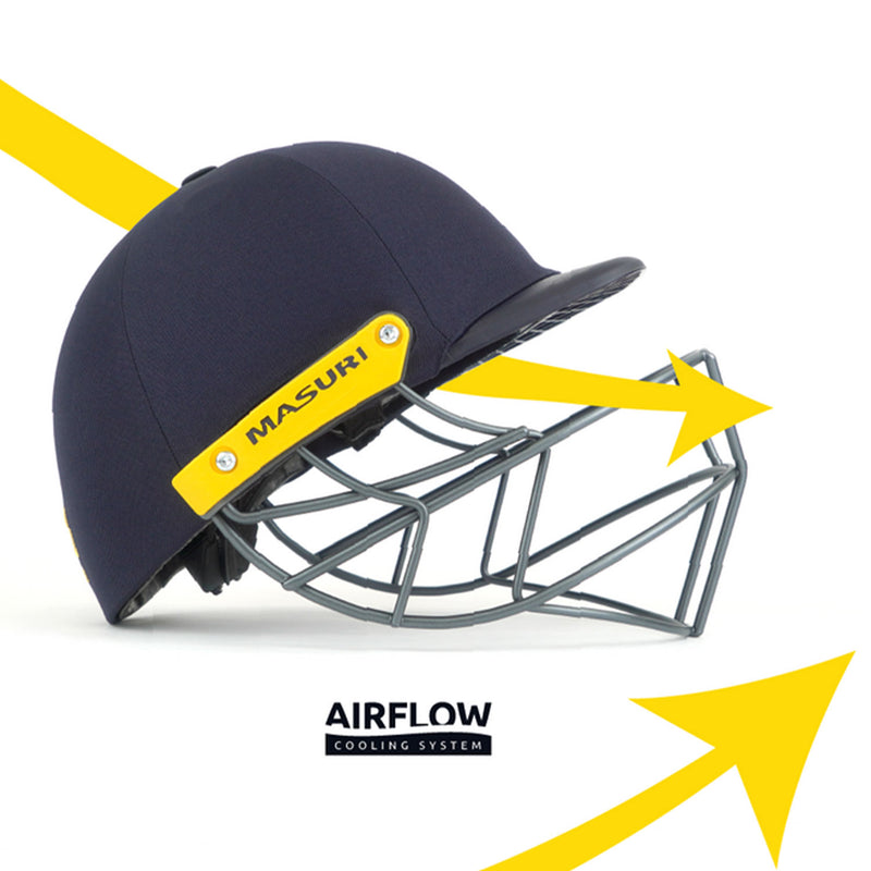 Masuri T Line Steel Cricket Helmet Navy