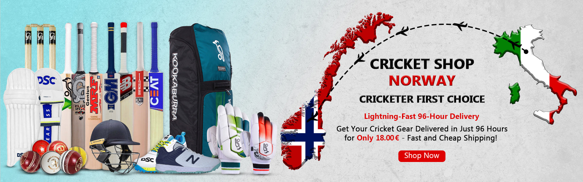 Cricket Shop Norway | Cricketer first Choice