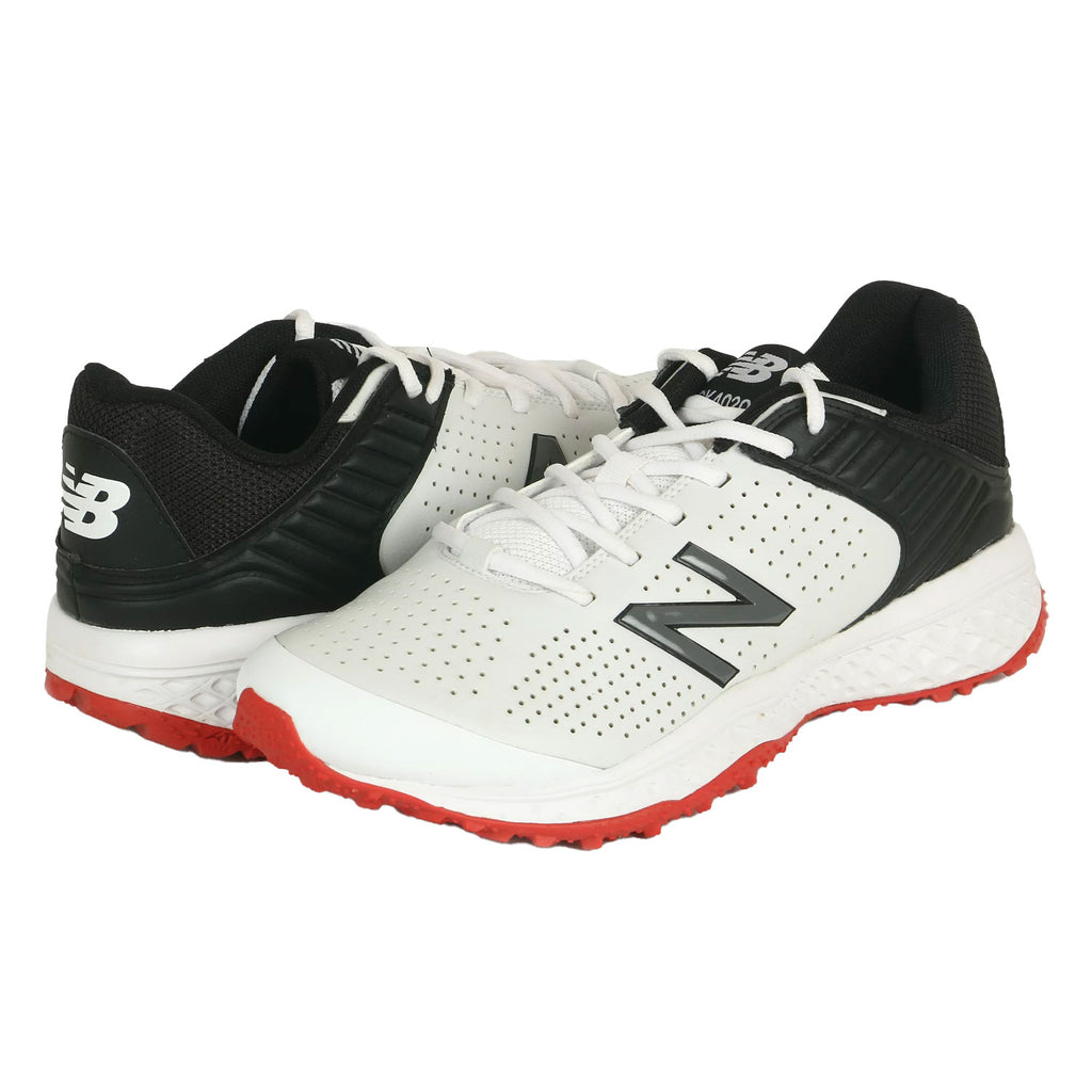 New Balance CK 4020 k4 Rubber Cricket Shoes White Red