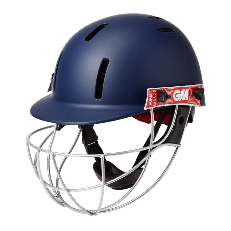 Gunn & Moore Purist Geo II Navy Cricket Helmet