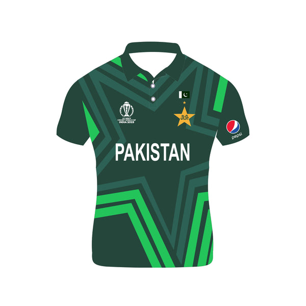 2023 ICC Mens Pakistani World Cup Fan Shirt