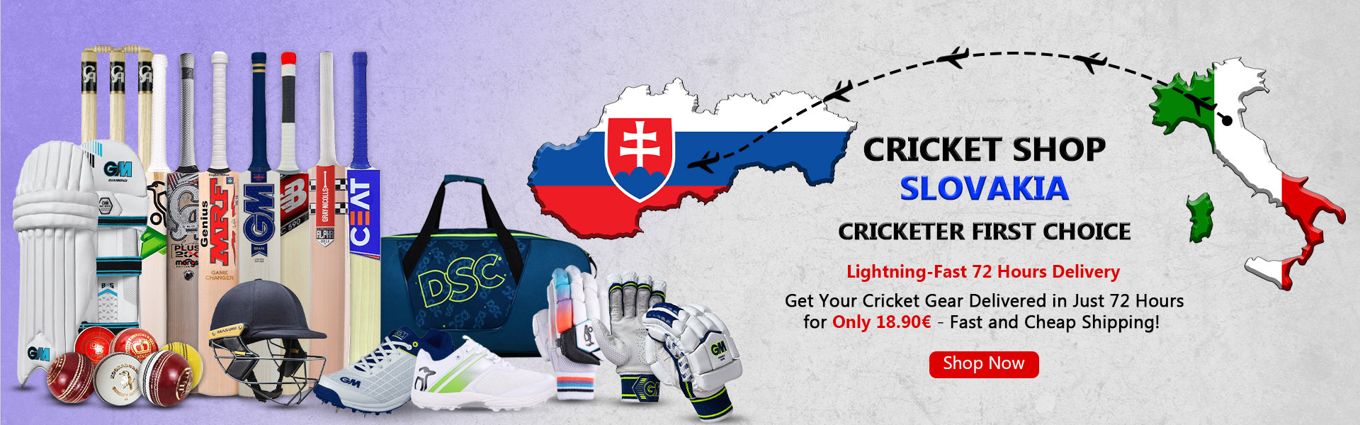 Cricket Shop Slovakia | Cricketer first Choice