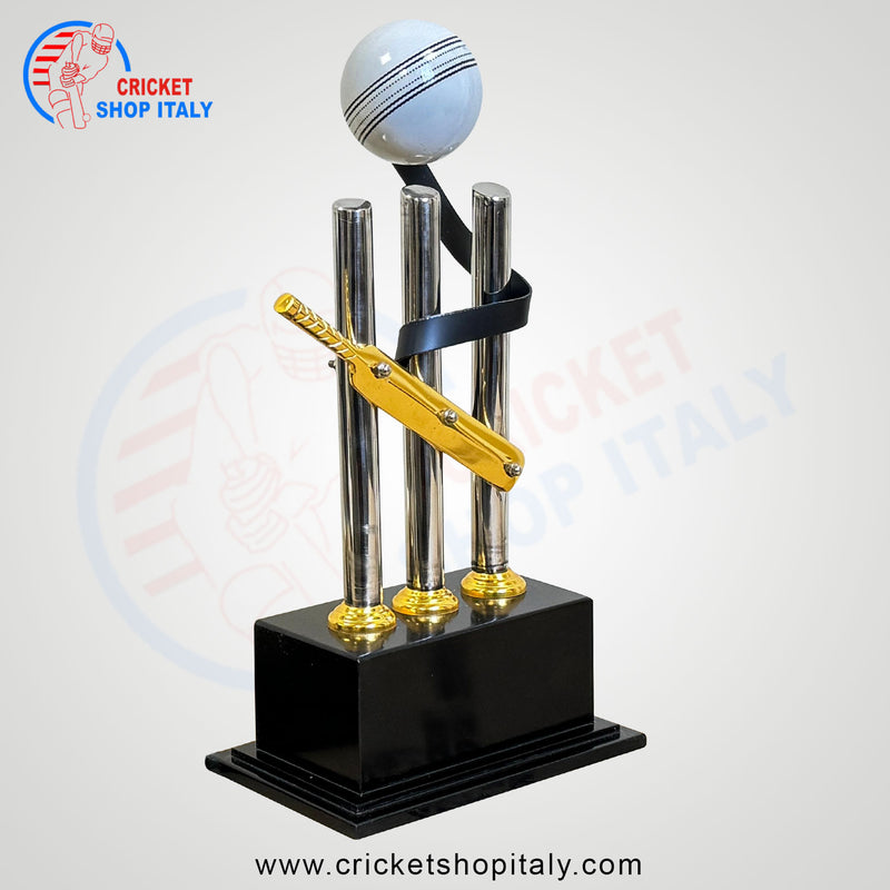 Cricket Bat Ball & Stump Trophy