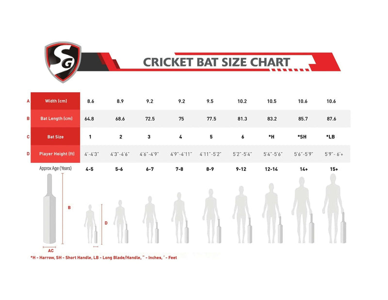 Sg Kashmir willow Tennis Cricket Bat  T-1000