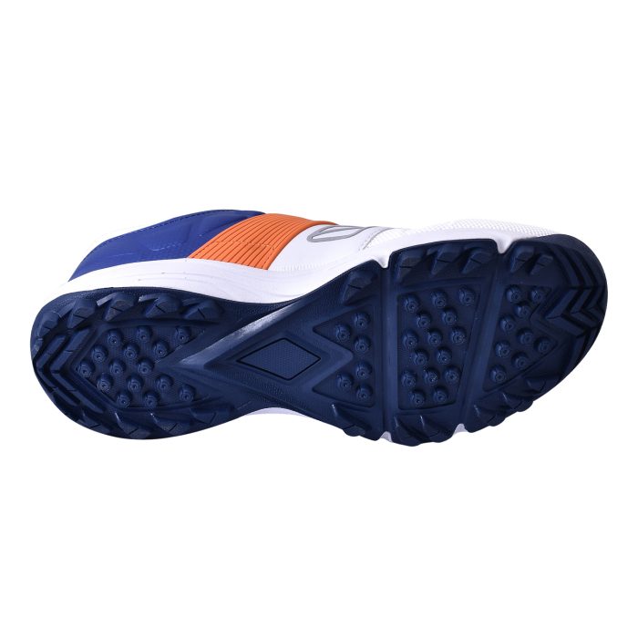 Ihsan Hi Lux Cricket Shoes  Blue/Orange