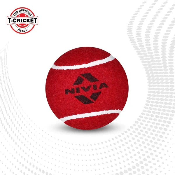 Nivia Heavy tennis Ball (6 Balls) Red